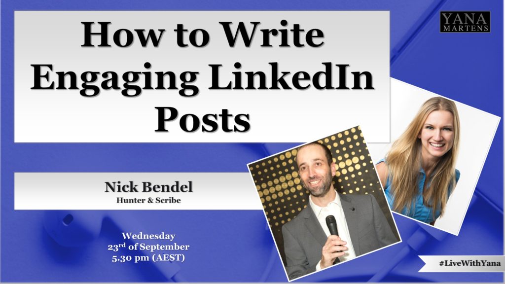 How to Write Engaging LinkedIn Posts Yana Martens