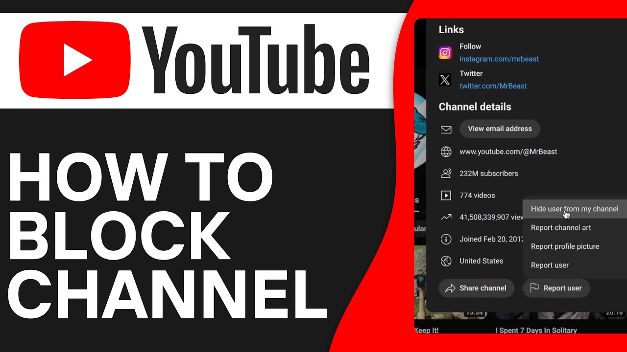How to Block Youtube Channel Full Guide YouTube