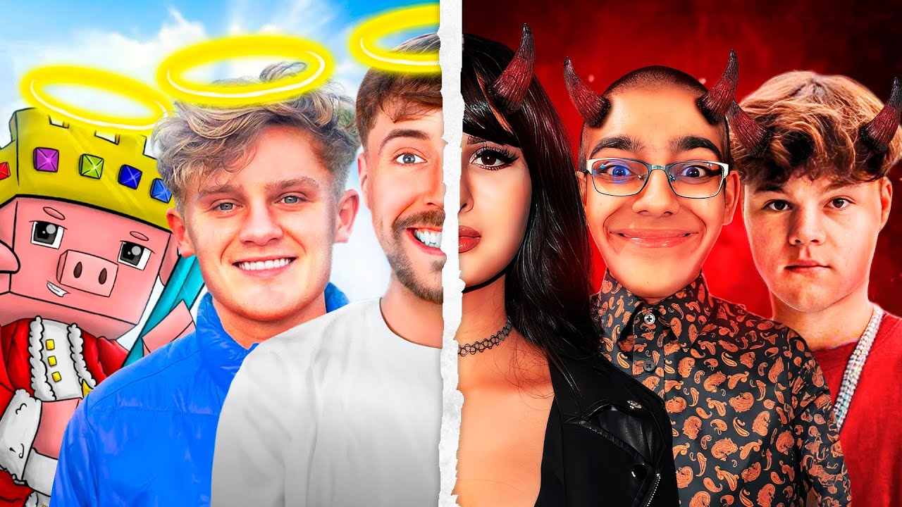 Most Loved VS Most Hated YouTubers YouTube