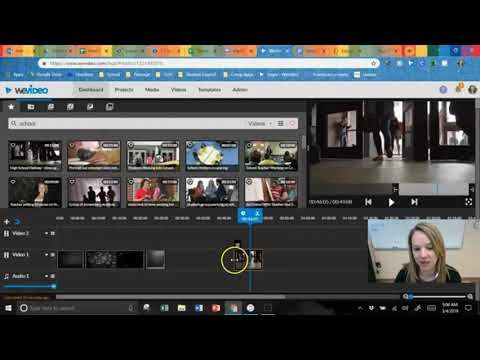Editing in WeVideo YouTube