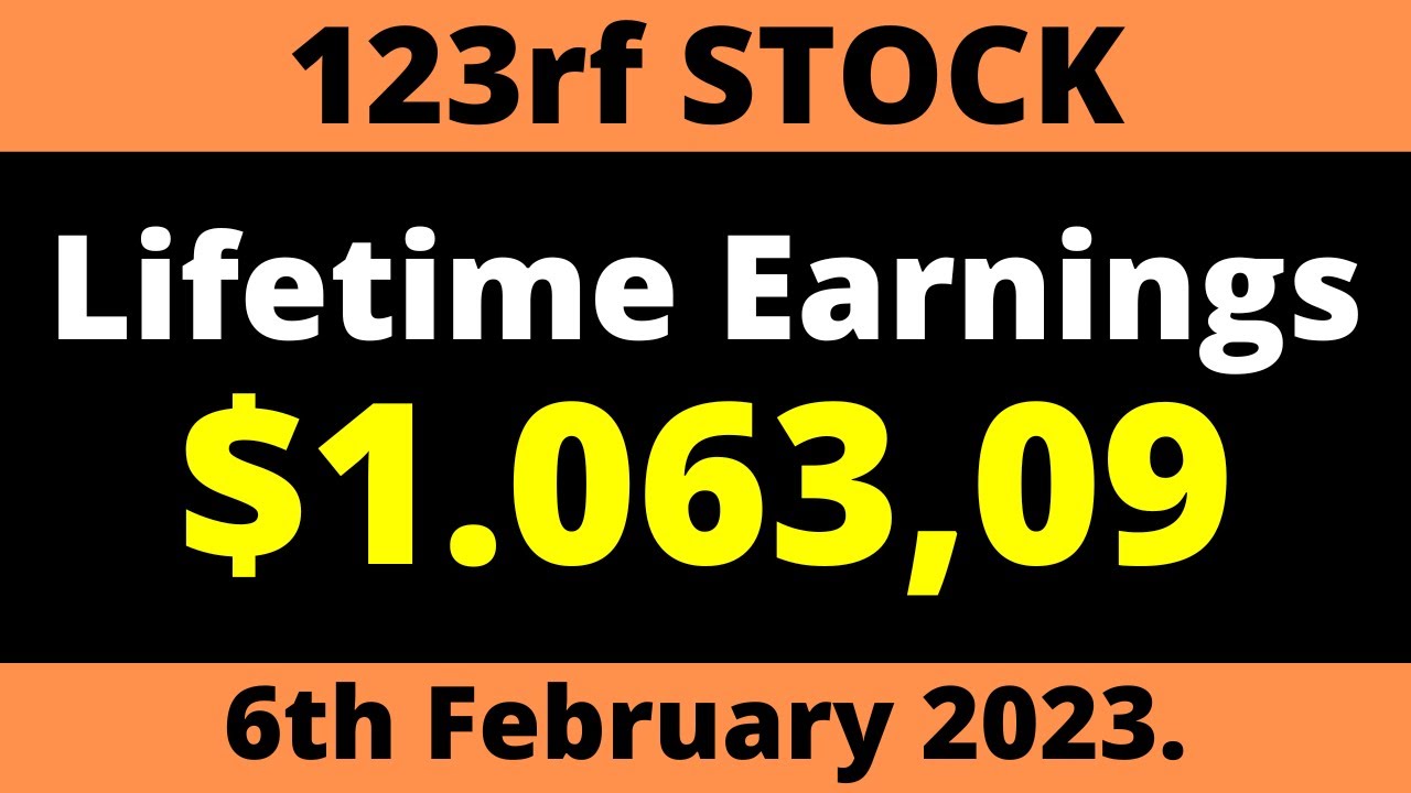 123rf LifeTime Earnings 106309 YouTube