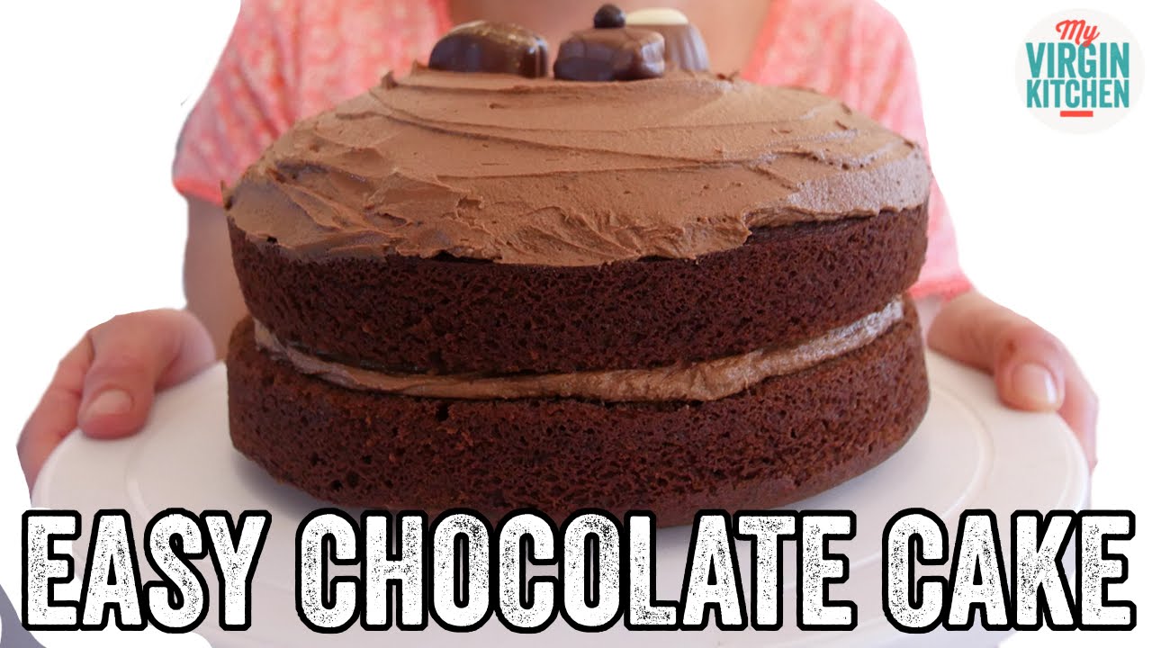 EASY CHOCOLATE CAKE RECIPE YouTube