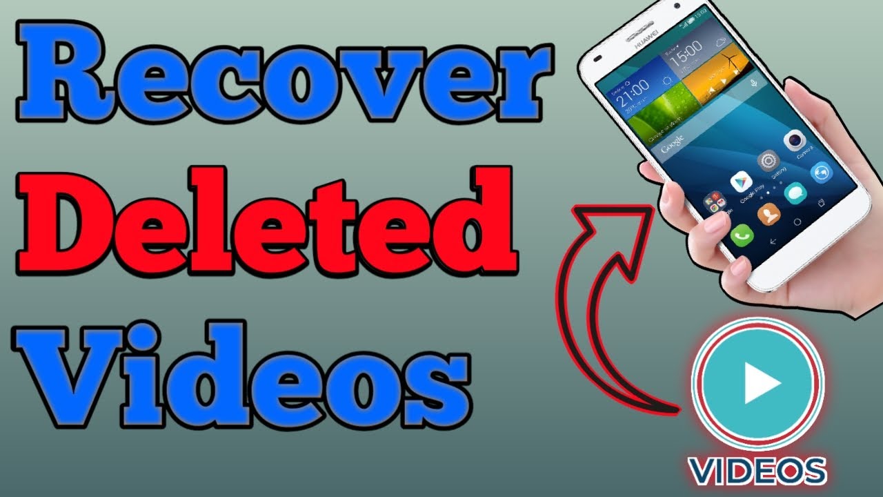 How To Recover Deleted Videos From Mobile Part1 YouTube