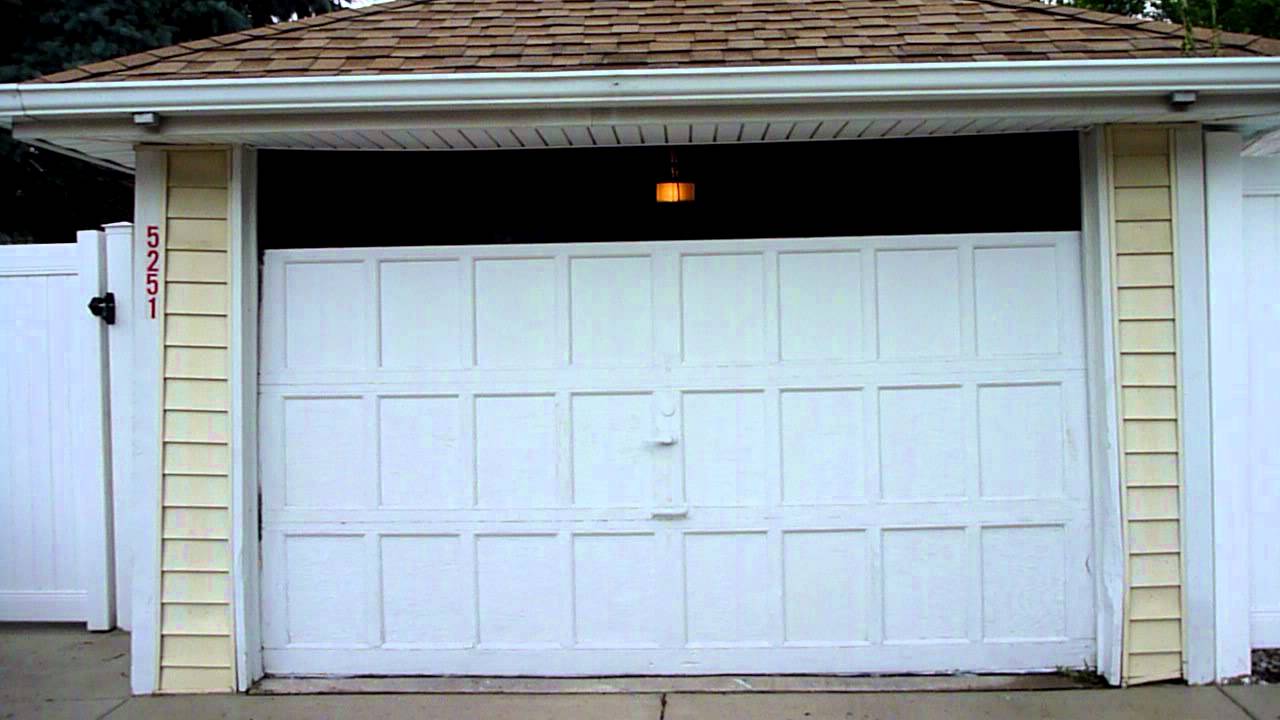 Garage Door Installation Part 1 YouTube