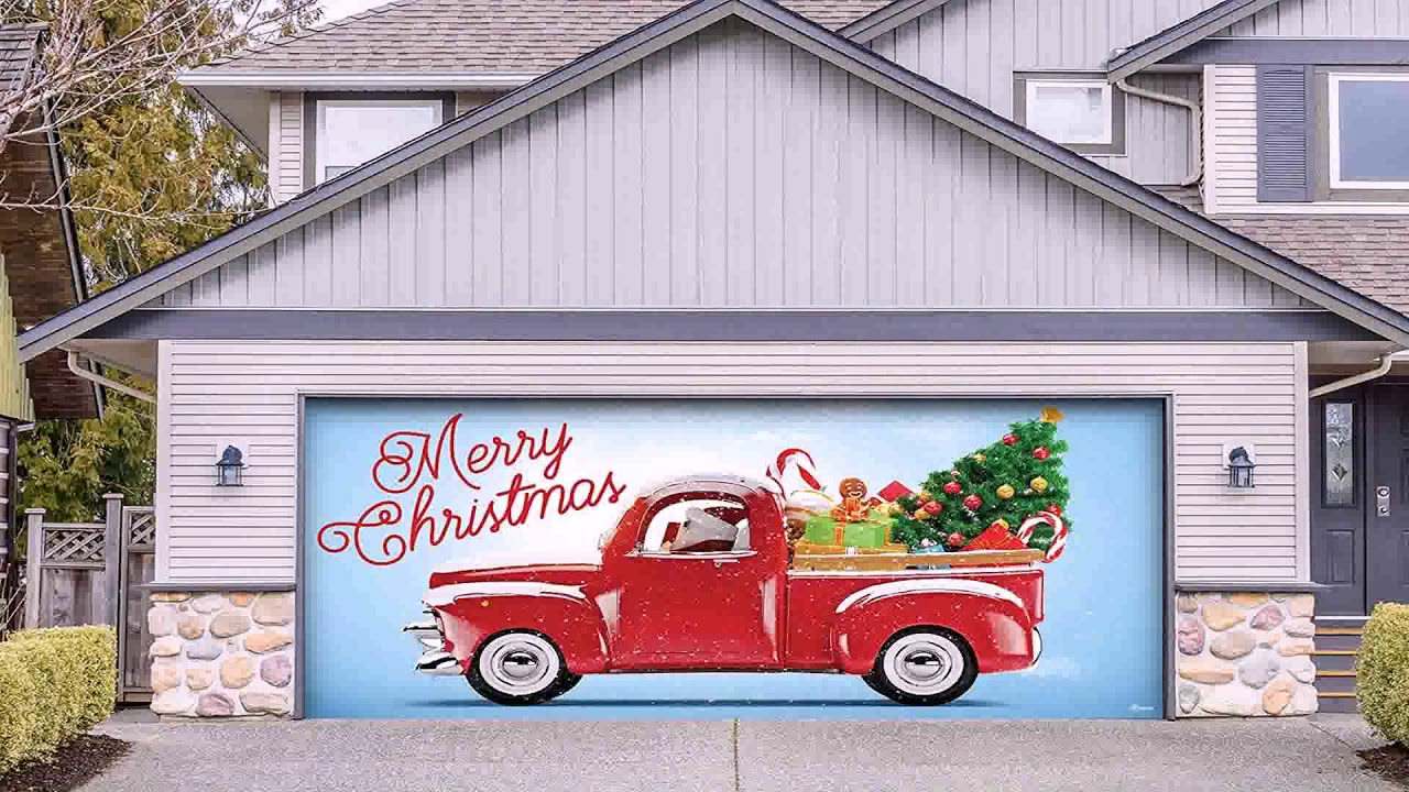 How To Install Your Garage Door Banner Double Door My Door Dcor