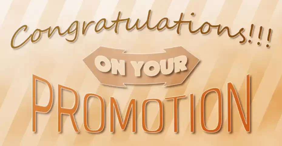 Congratulation Messages and Wishes for a Job Promotion