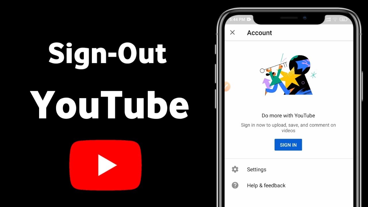 How To SignOut From YouTube YouTube