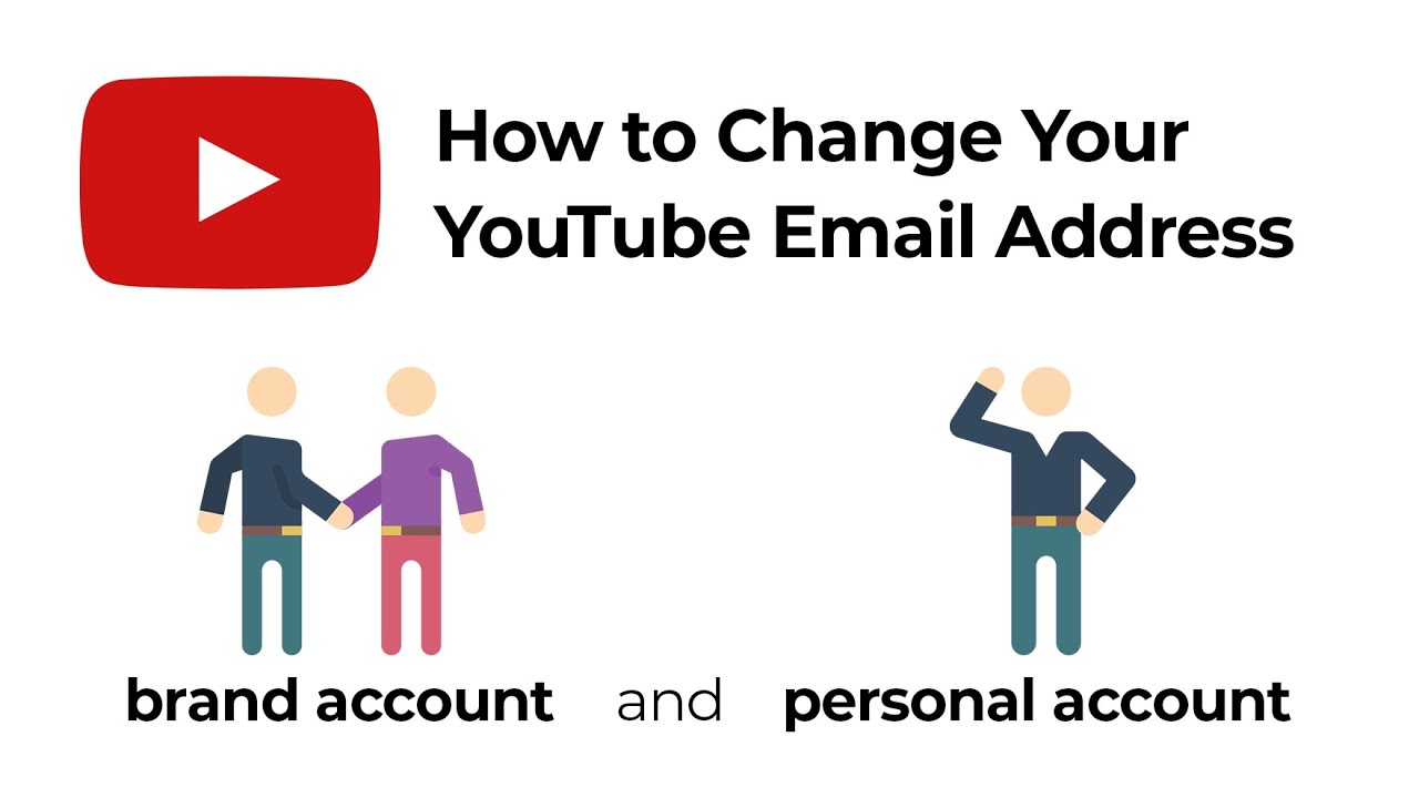 How to Change YouTube Email 2020 works on brand account AND personal