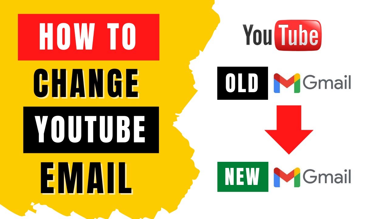 How to CHANGE YouTube Email in 2023 Personal or Brand Account YouTube