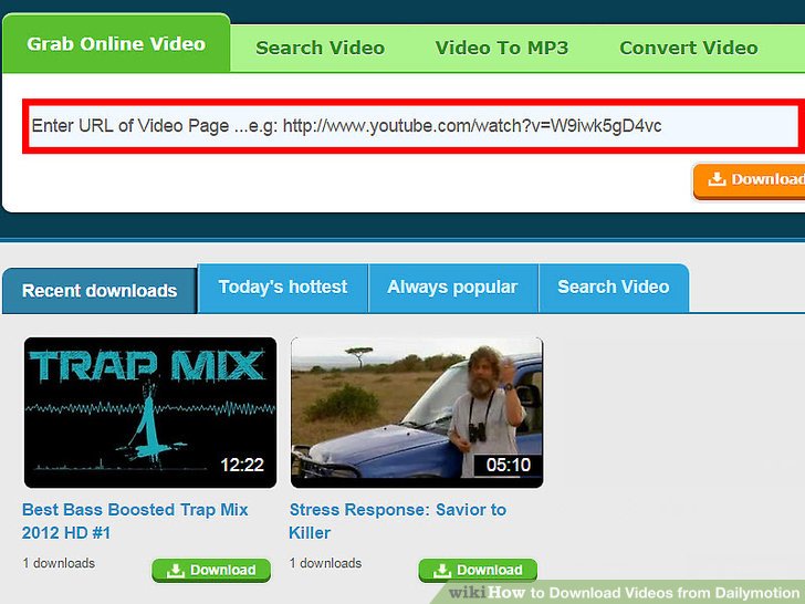 How to Download Videos from Dailymotion 7 Steps wikiHow