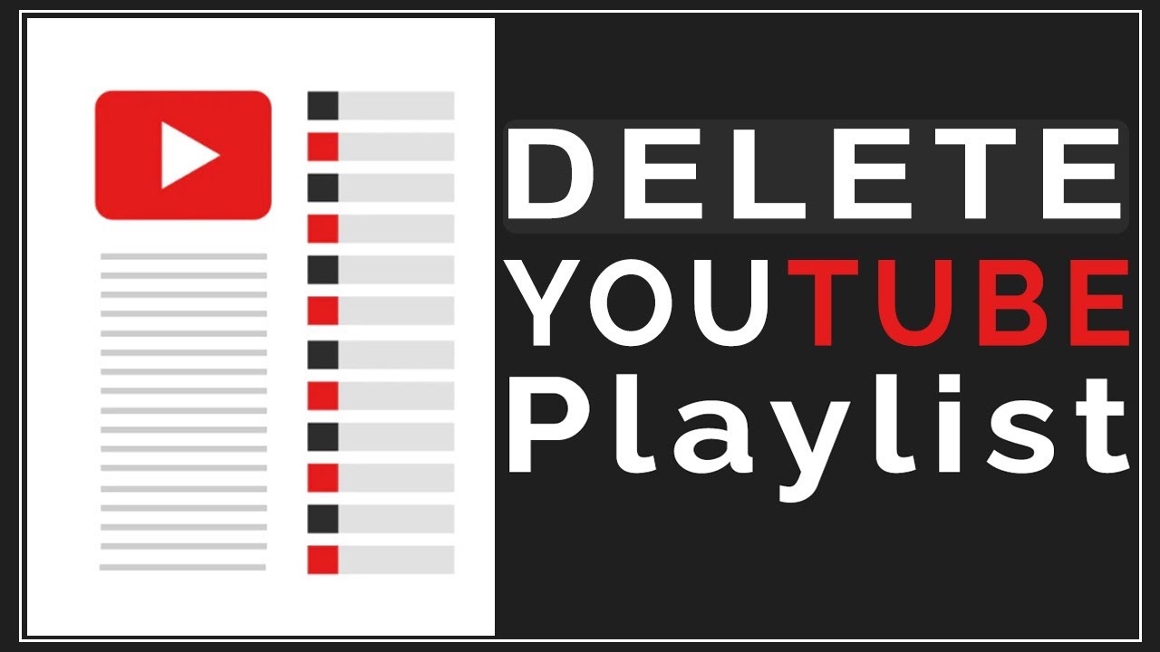 How To Delete Youtube Playlist Youtube Video Playlist Deleting in