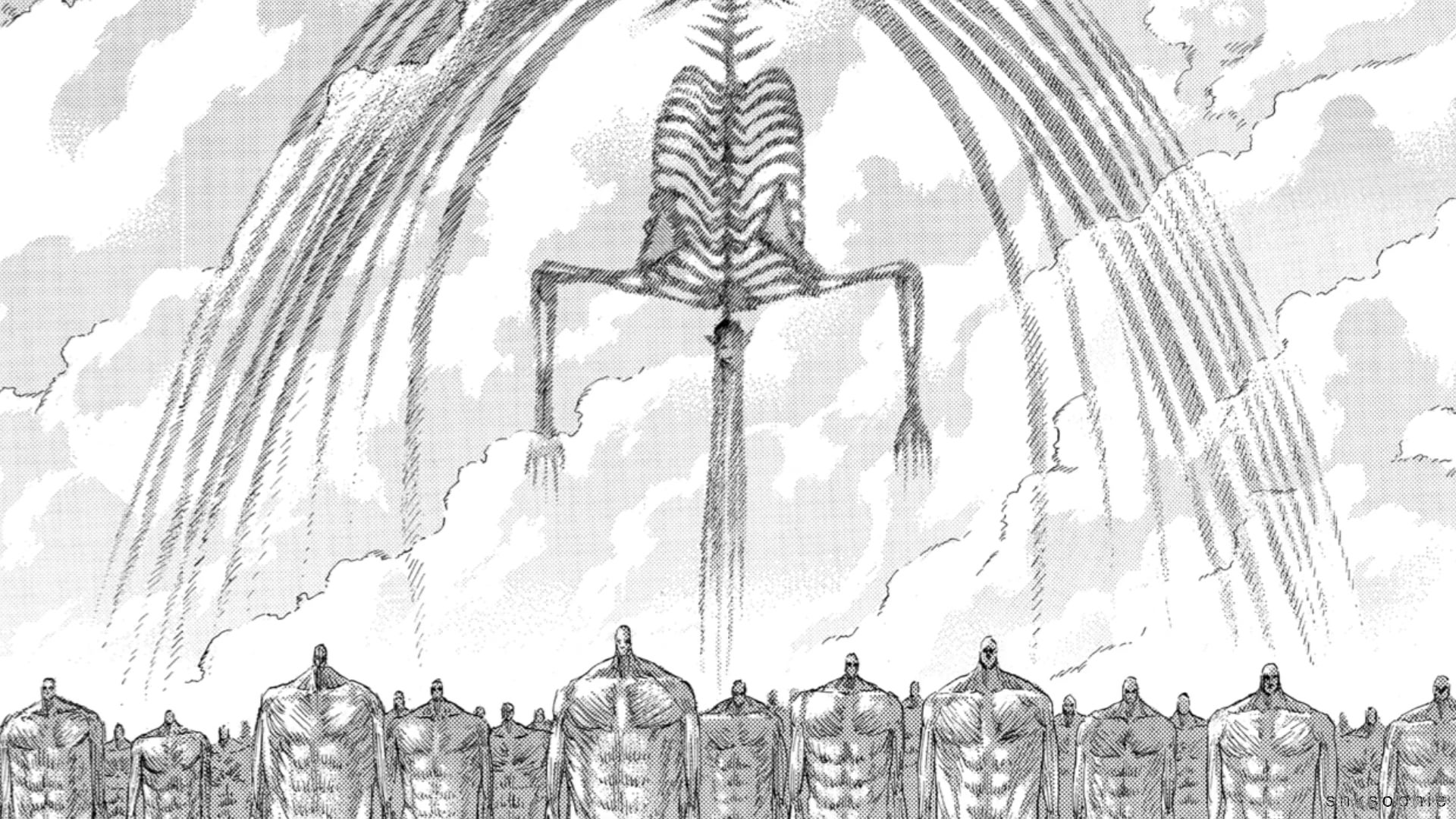 The Rumbling Attack On Titan Wallpaper