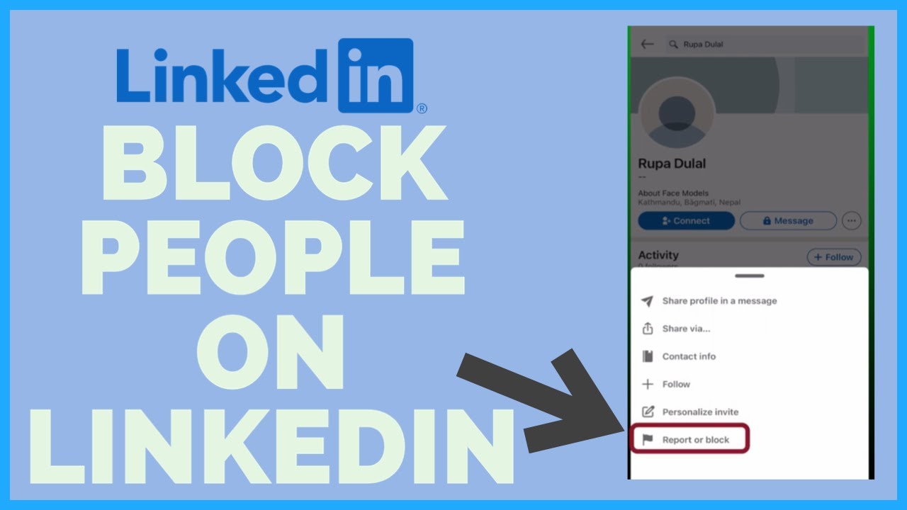 How to Block Someone on LinkedIn Block a LinkedIn Connection YouTube