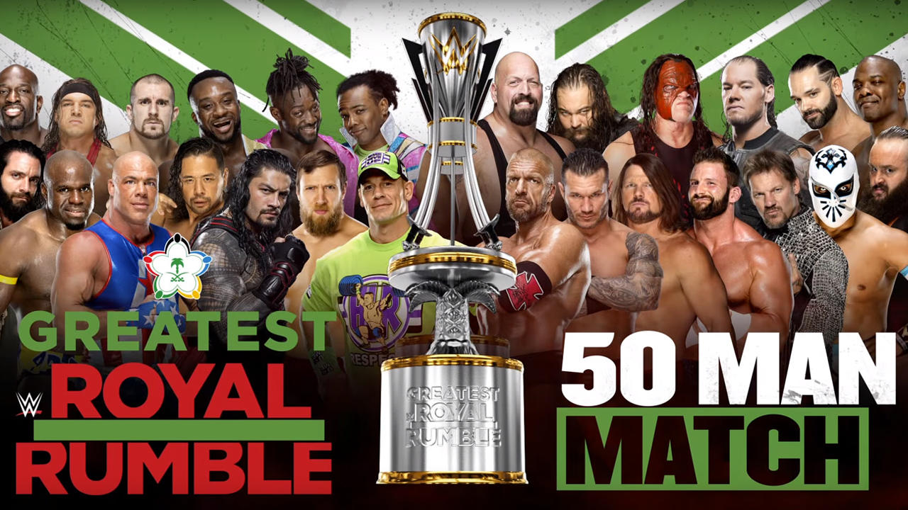 Historia del Wrestling 50Men Royal Rumble match WWE The Greatest