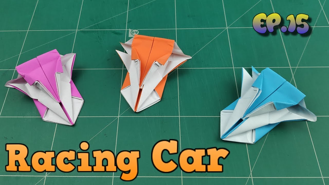 How To Make Easy Car Paper Model Origami Car Way DIY Paper Crafts