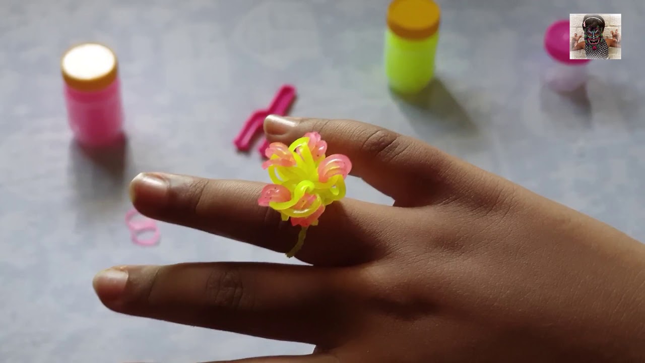 DIY Ring and Band with Loom rubberband YouTube
