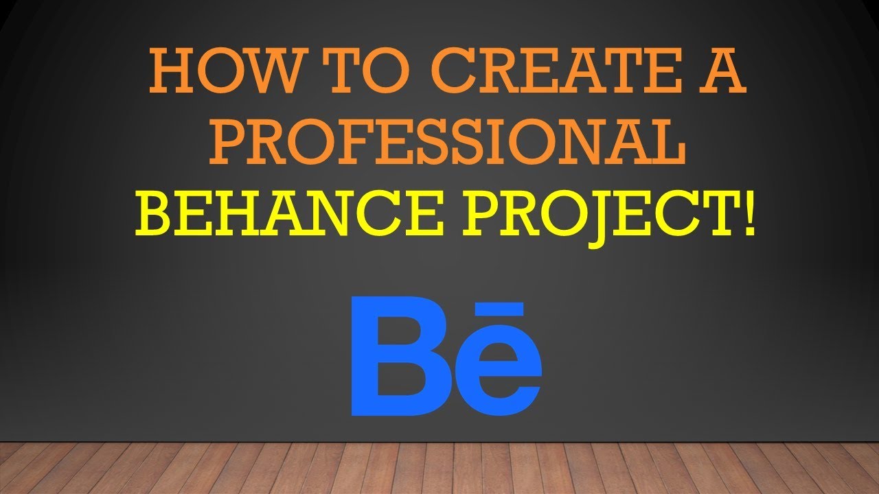 How to Post Your Project on Behance for Portfolio How to Create a