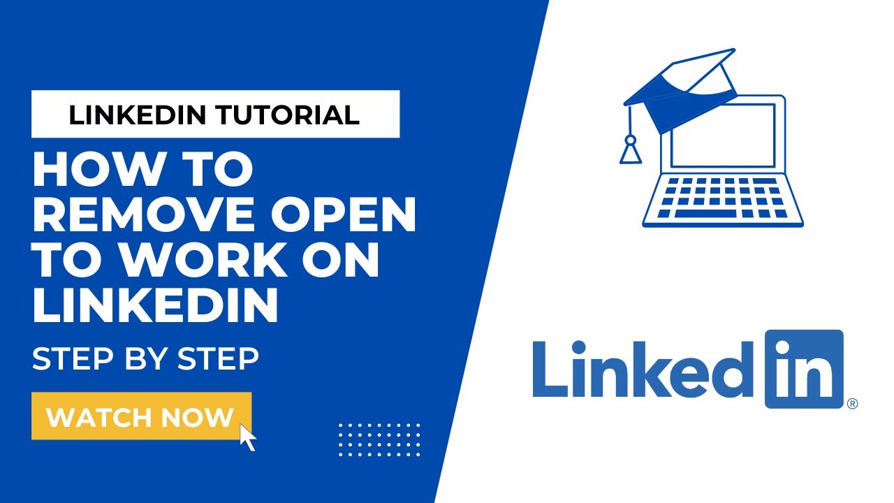 How To Remove Open To Work On LinkedIn The Easy Way YouTube