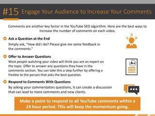17 YouTube SEO Best Practices PPT