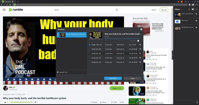 How to Download Rumble Videos for Free with the Best Quality