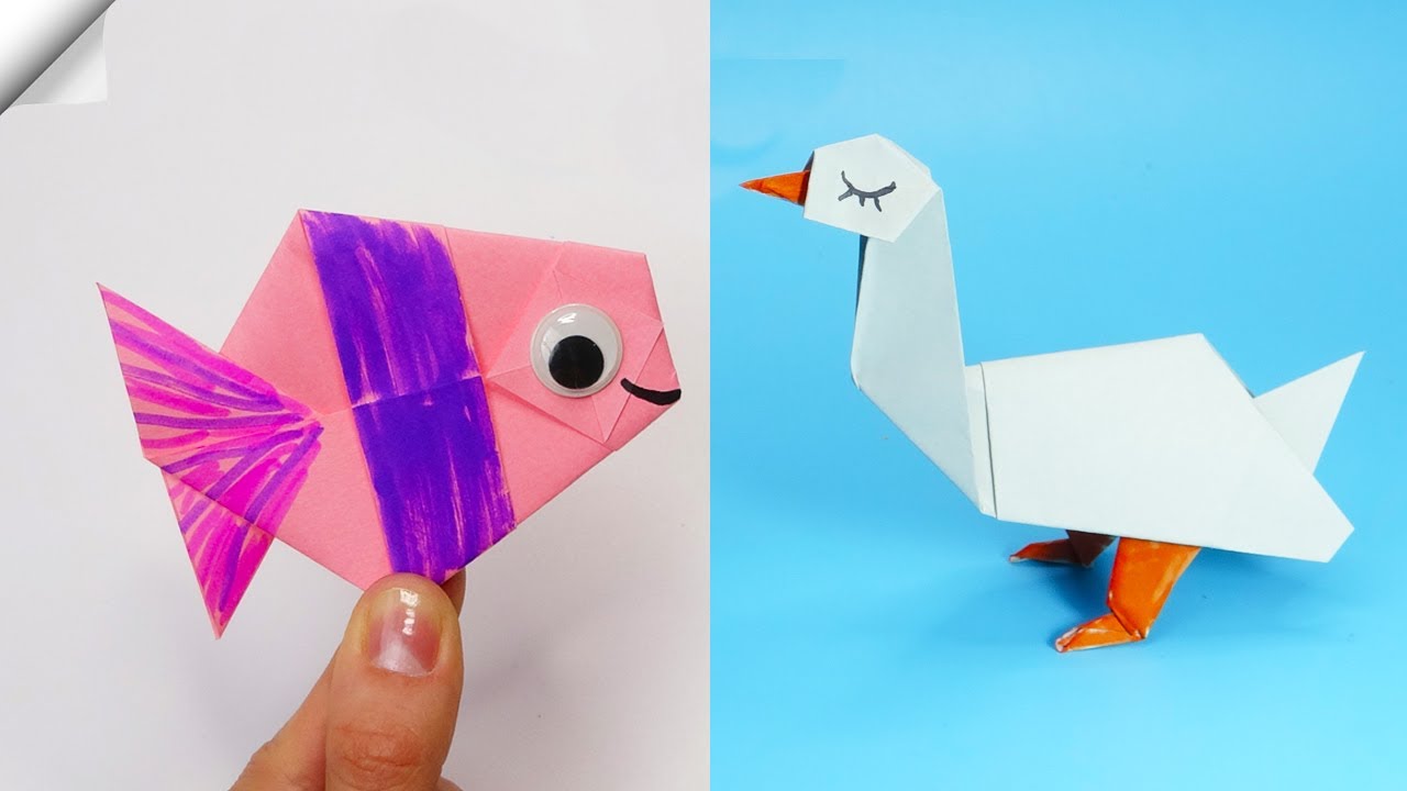 How to make paper toys 6 Easy paper crafts YouTube