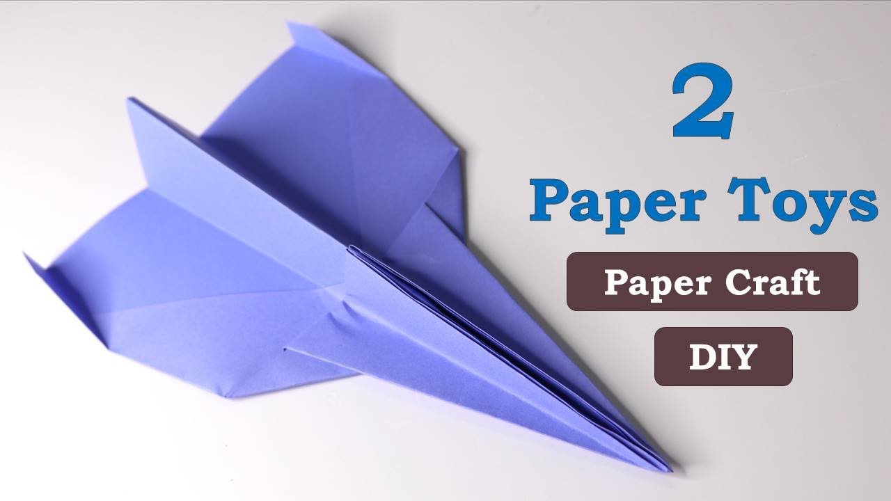 2 Paper Toys at Home Paper craft Paper Toys Do It Yourself DIY