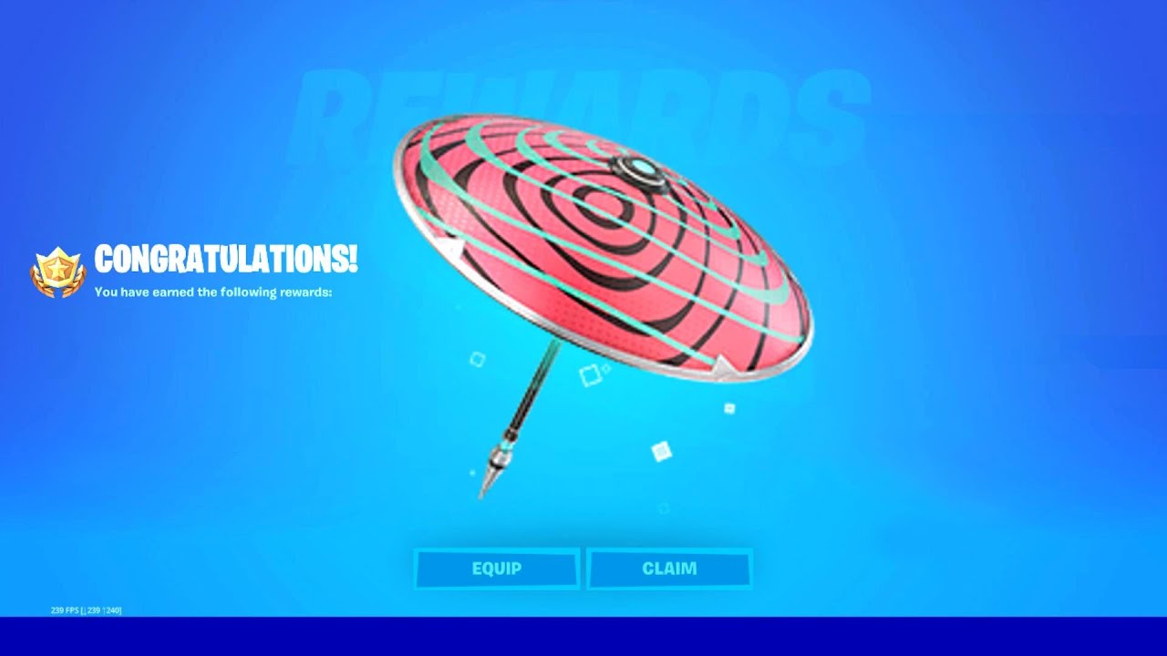 Fortnite Season 4 UMBRELLA How to Unlock New Victory Umbrella Reward
