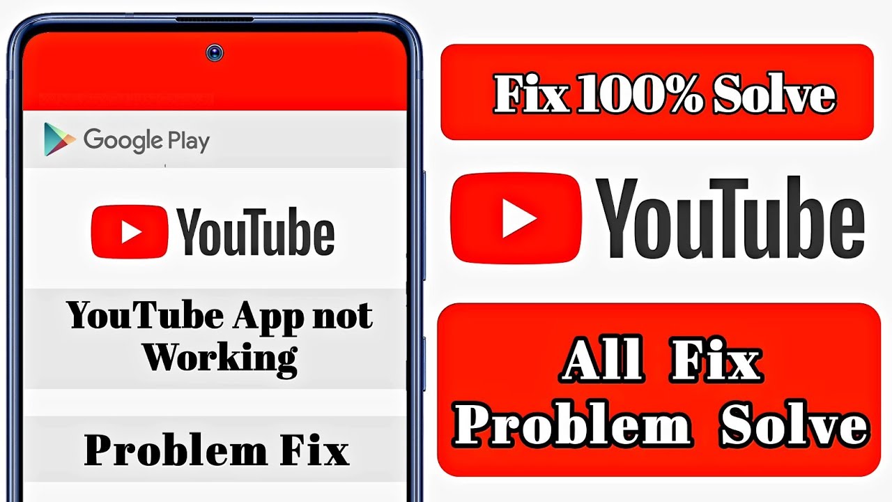 Youtube App Not Working Problem Fix 2022 YouTube