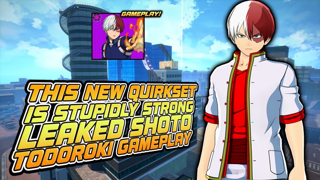 DOMINATING WITH THE NEW SHOTO TODOROKI QUIRKSET MY HERO ULTRA RUMBLE