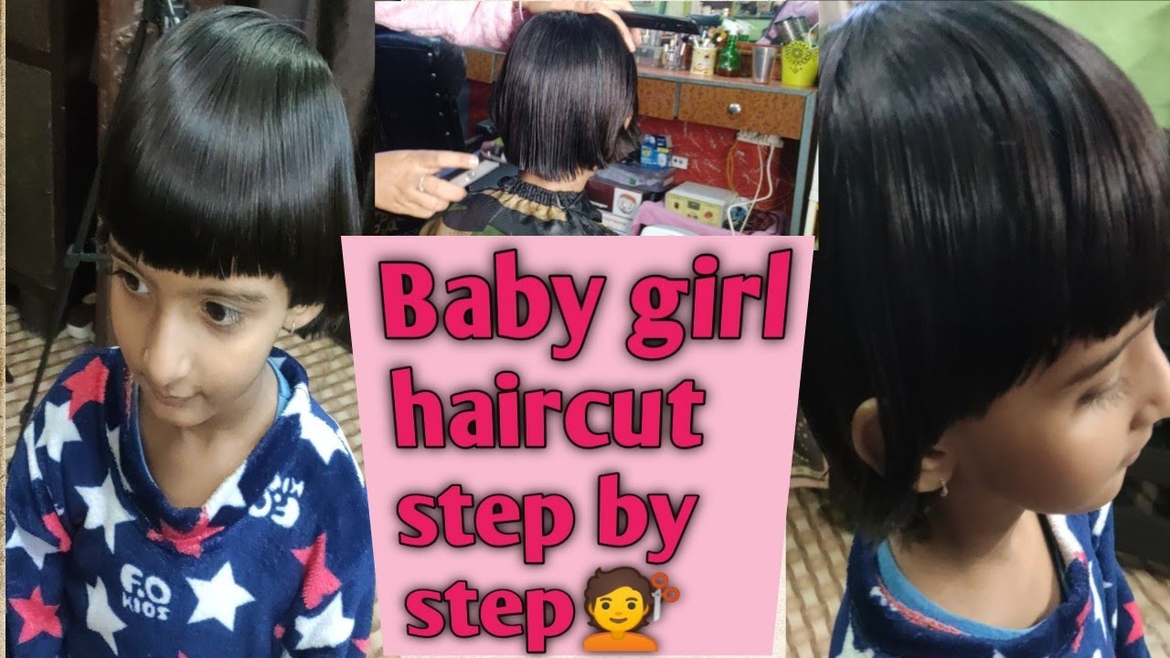 Baby girl hair cutting step by step in easy wayBaby Girl Hair