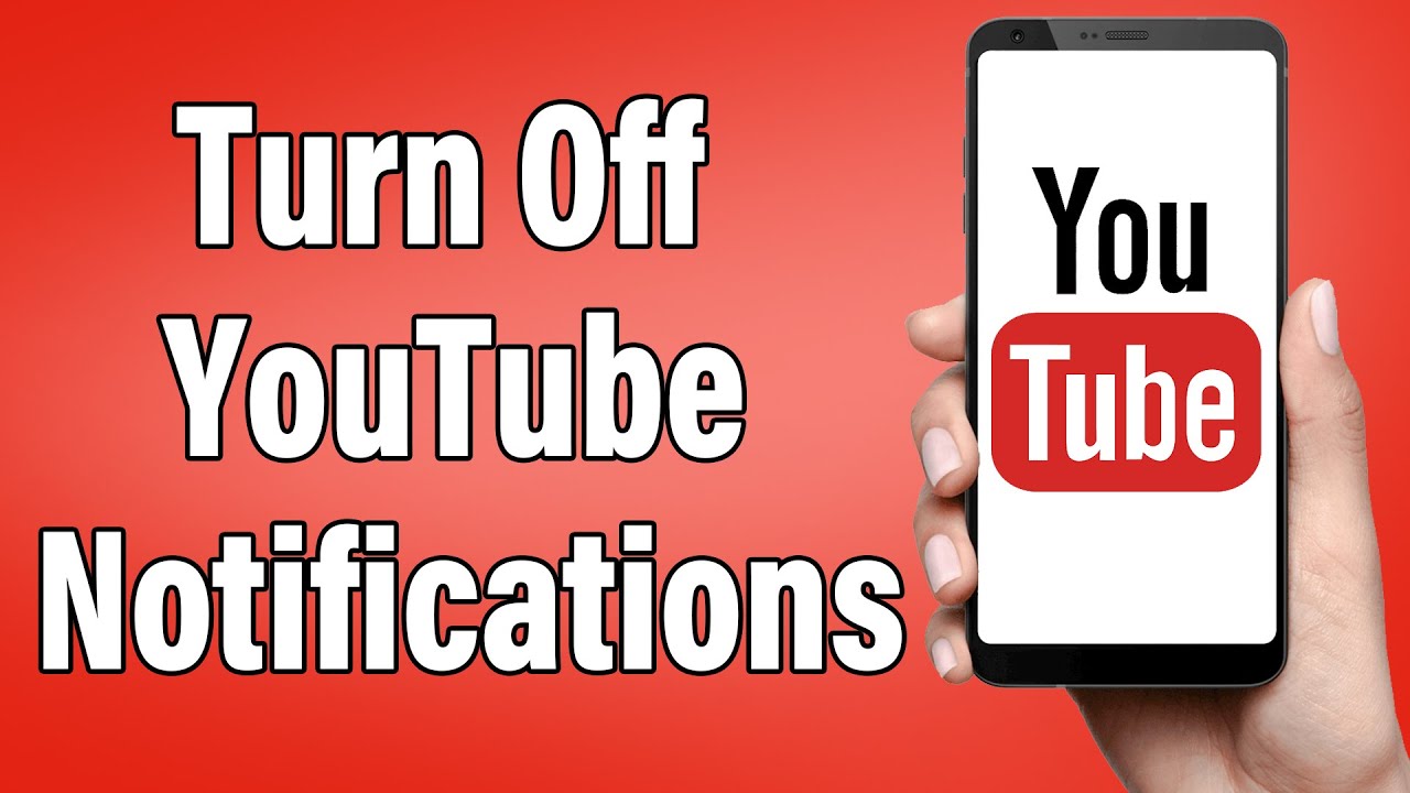 How To Turn Off YouTube Notifications 2022 Disable Stop