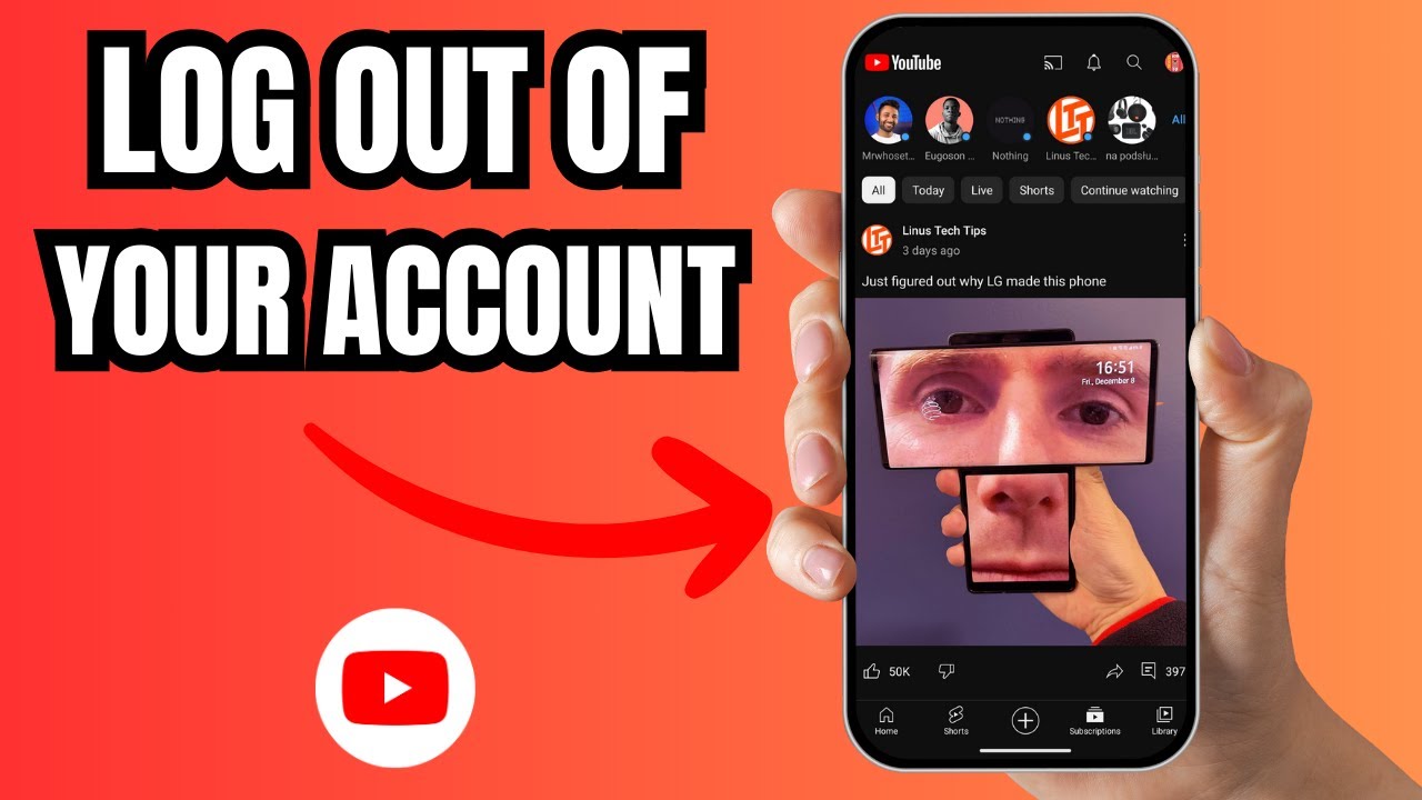 How to Sign Out YouTube App Log Out of Account YouTube