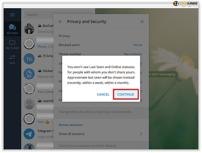 How to Hide Your Online Status in Telegram