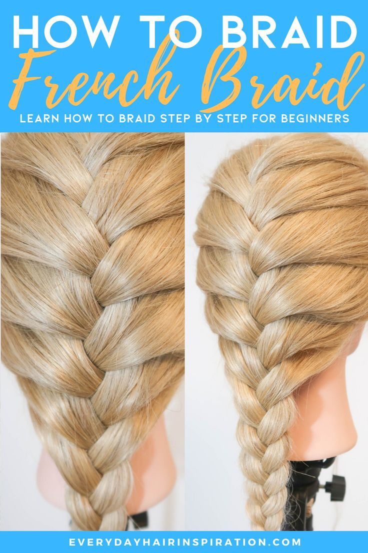 How To French braids For Beginners 1 way of adding hair to the braid