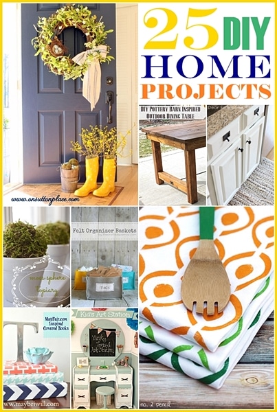 25 Fun and Easy DIY Projects for the Entire Home DIY Crafts