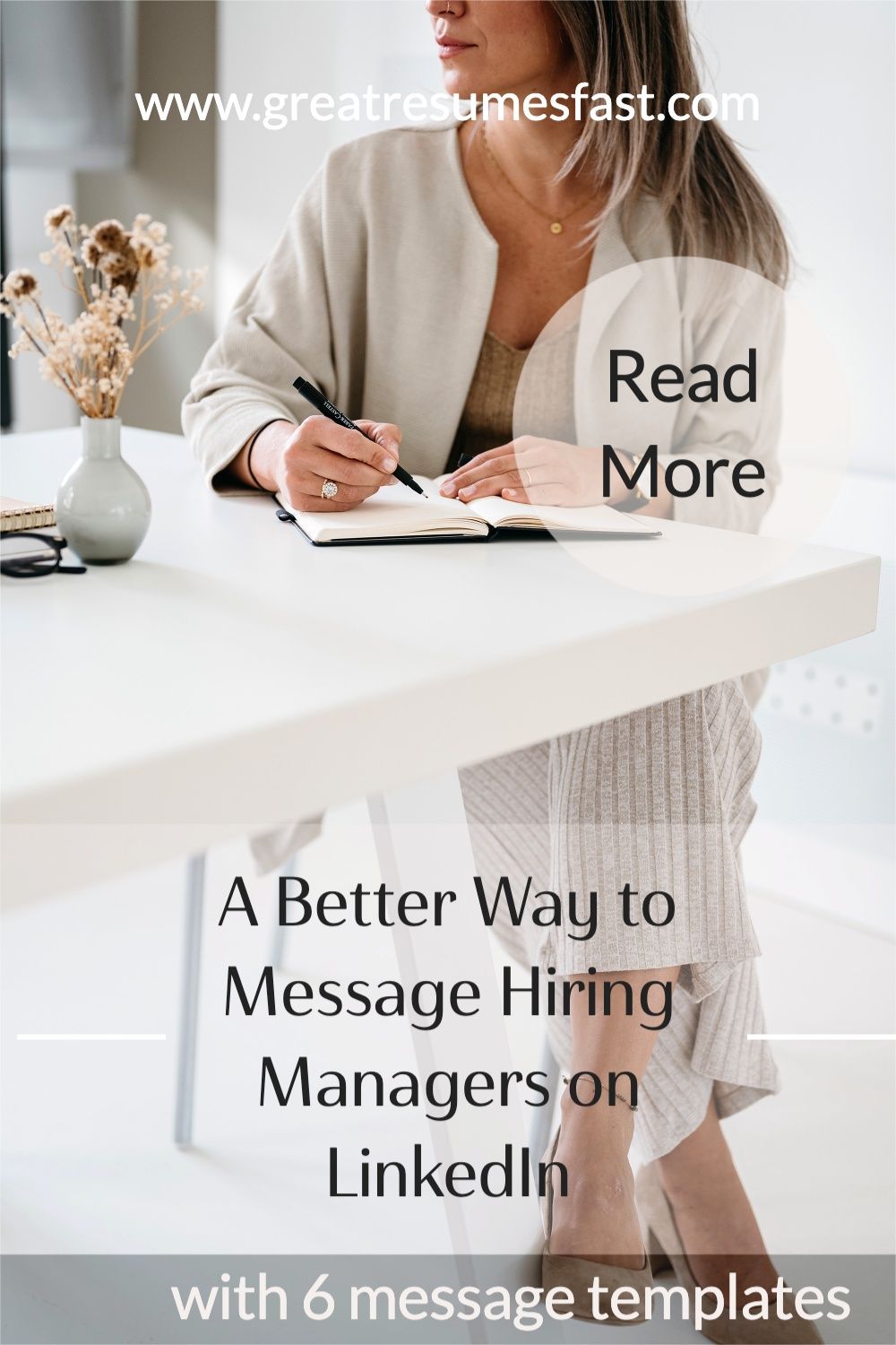 A better way to message hiring managers on linkedin with 6 message