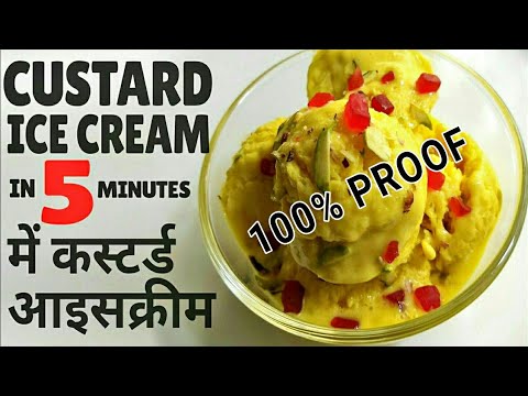 5 Custard Ice cream Recipe In HindiIce
