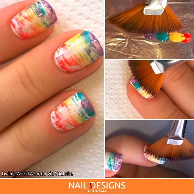 Types Of Nail Brush and Tips How To Use Them Nail art diy Diy nails