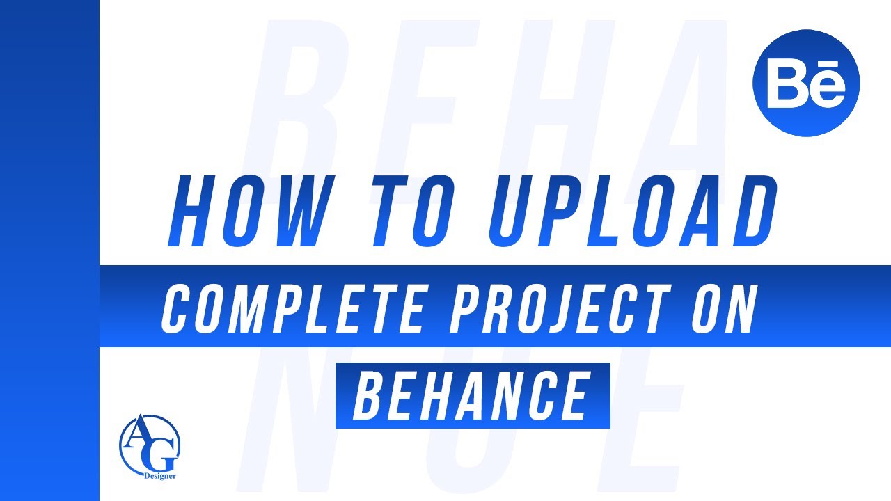 How To Upload Complete Project On Behance Especially for Graphic