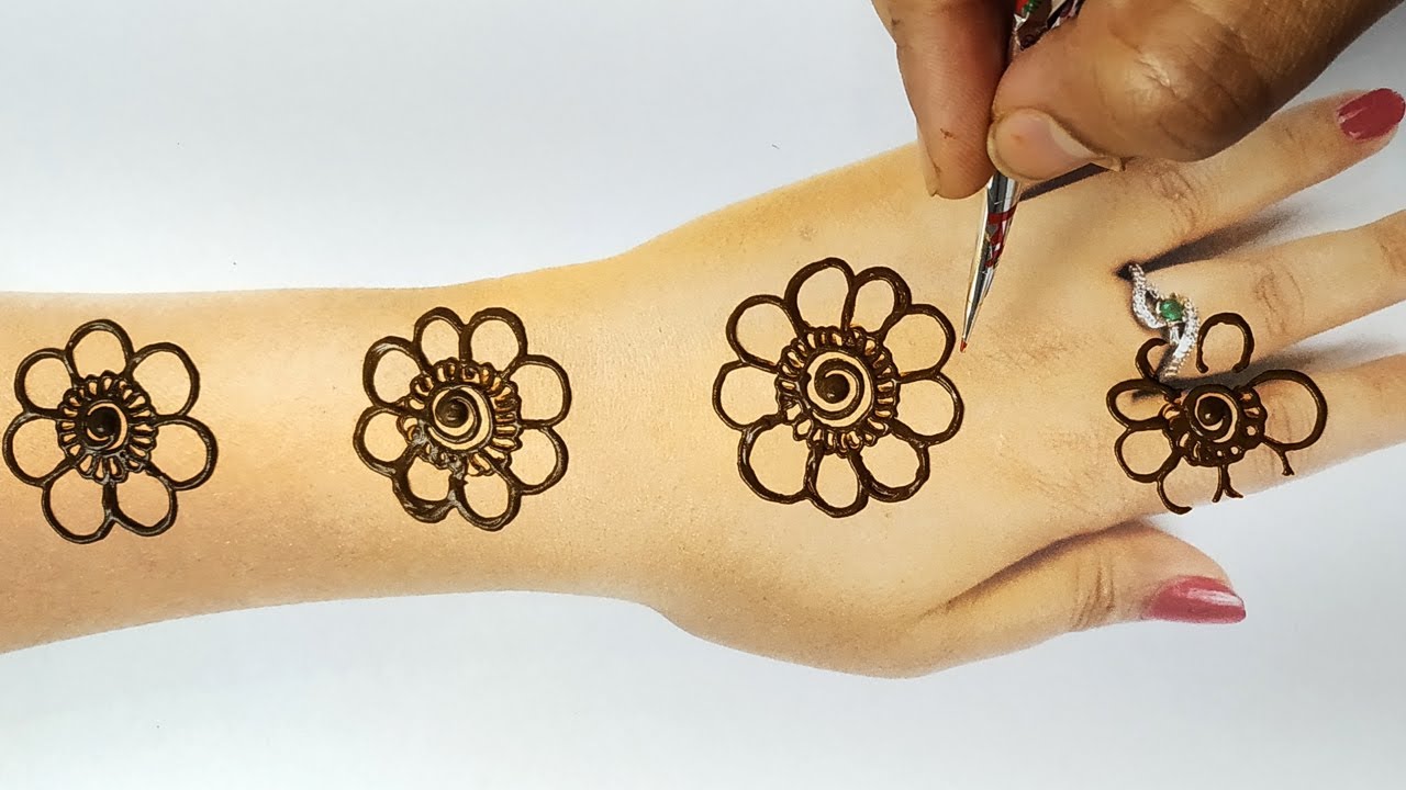Easy Mehndi Design Simple Step By Step WoodsLima