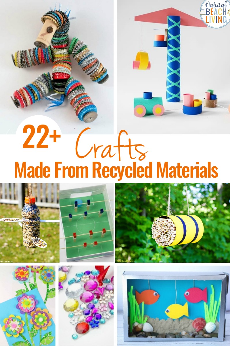 25 Crafts Made From Recycled Materials Natural Beach Living
