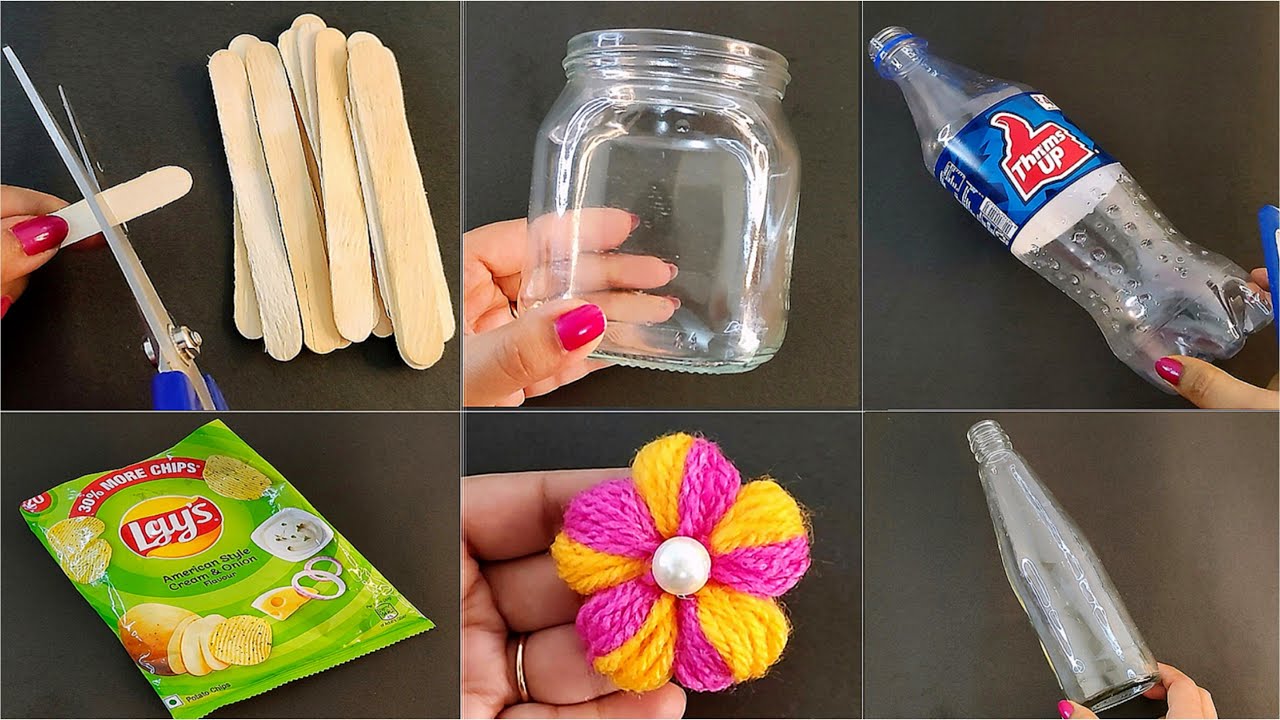 How To Make Creative Things From Waste Material At Home