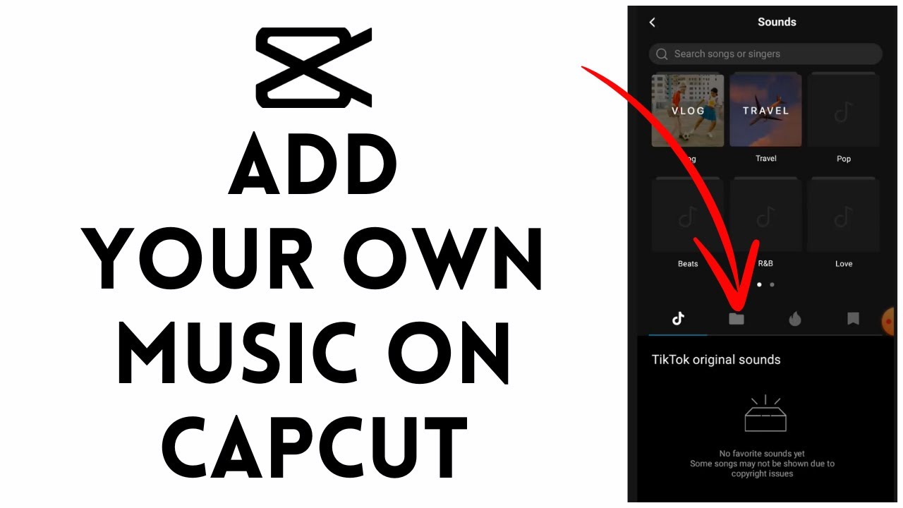 How to Add Your Own Music on CapCut 2023 Add Sounds in Capcut YouTube