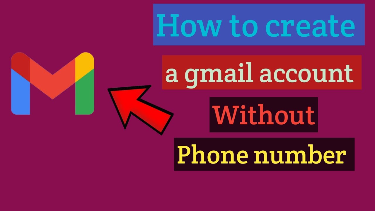 How to create an gmail account without phone number YouTube
