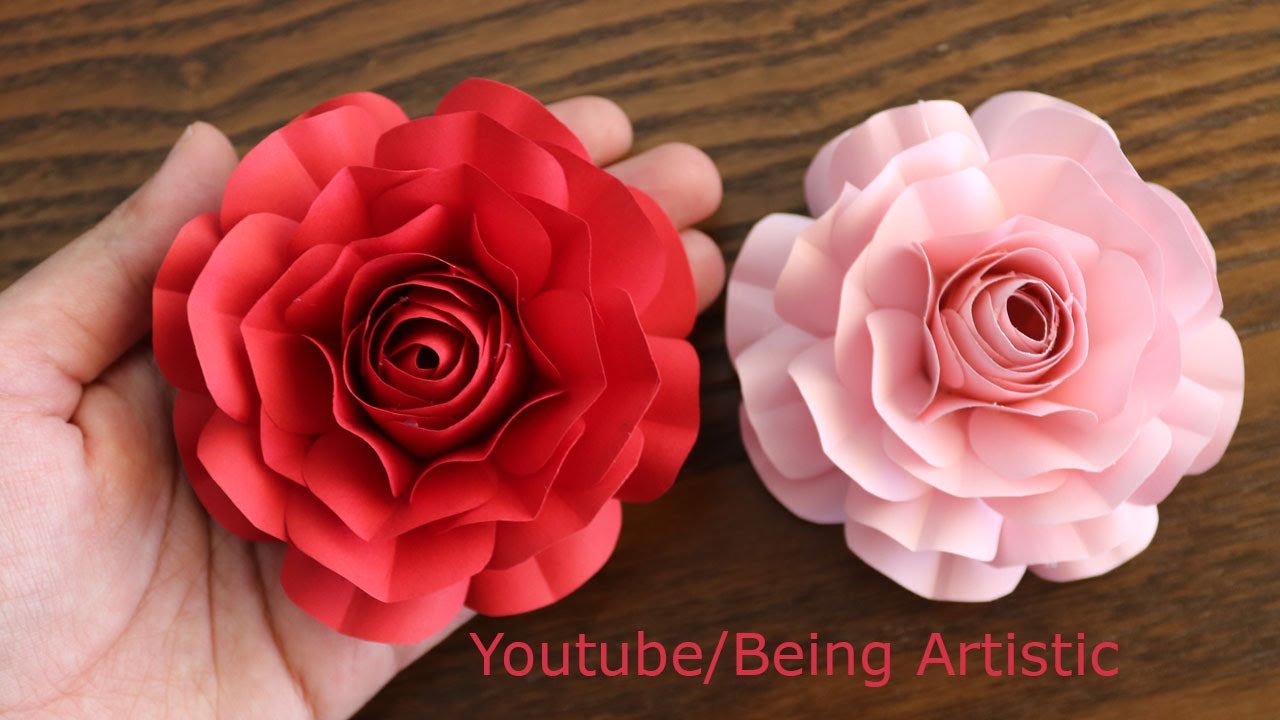 How To Make Paper Flowers Step By Step Video