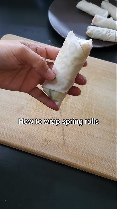 How to wrap spring rolls YouTube