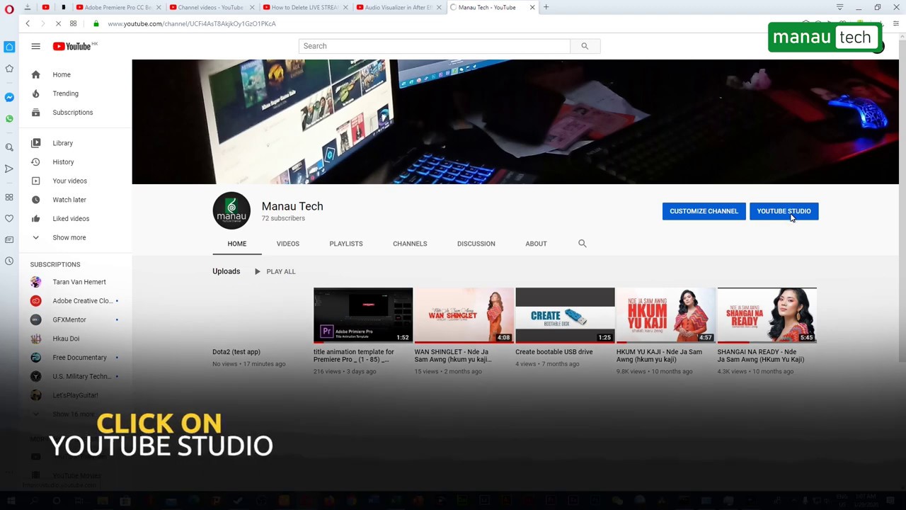 How to delete LIVE Streaming video on YouTube YouTube