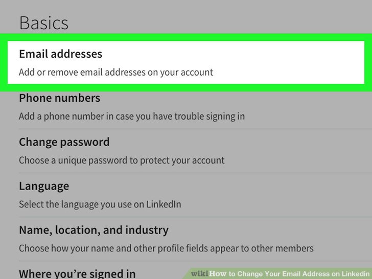 3 Ways to Change Your Email Address on LinkedIn wikiHow