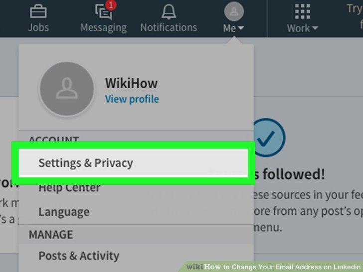 3 Ways to Change Your Email Address on LinkedIn wikiHow
