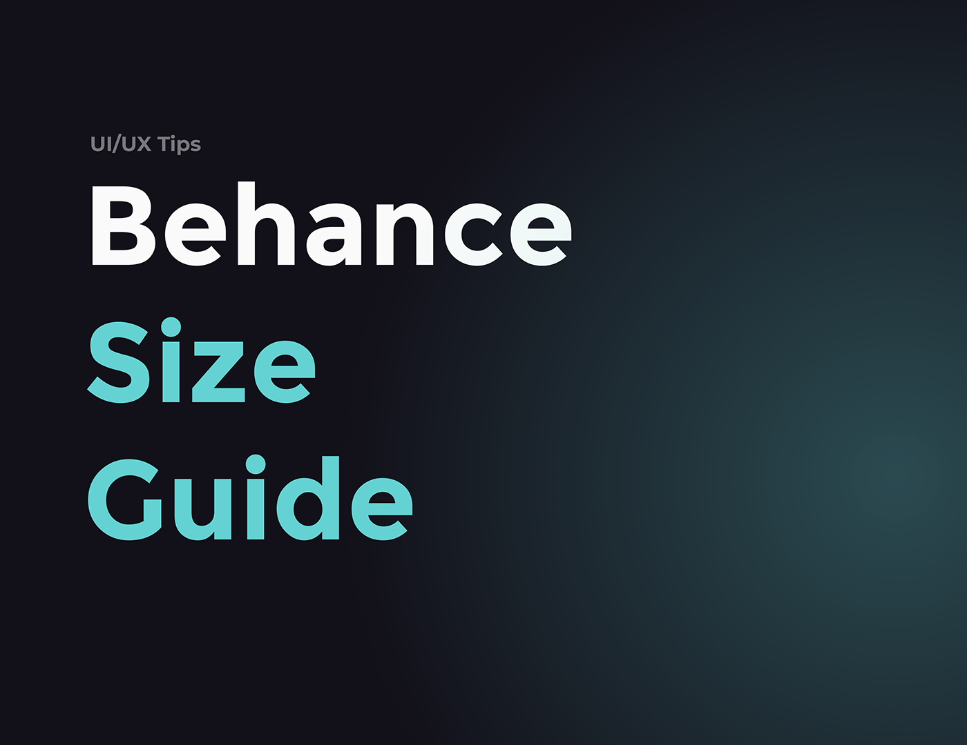 Behance Size Guide UIUX Tips Behance